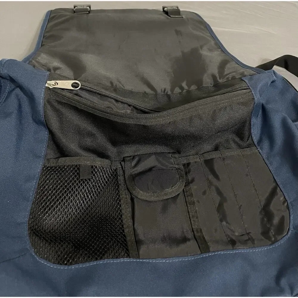 Jansport Georgia Tech GT Embroidered Messenger Bag Navy Blue Excellent Cond